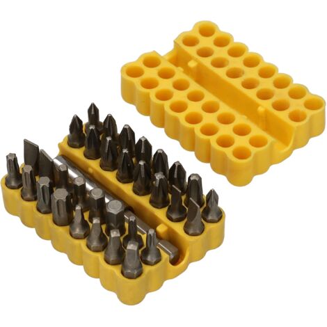 Embouts BIT33 en acier Cr.V, 33 pièces (1/5)