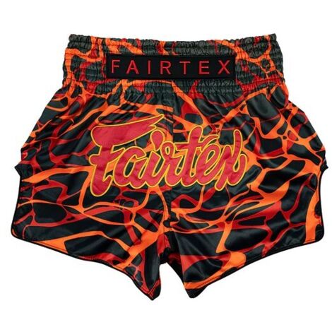 Short de Muay Thai Fairtex Magma BS1926 Rouge/Noir Taille M