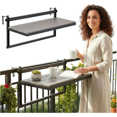 Table de balcon suspendue AGATTI BIS STONEWOOD