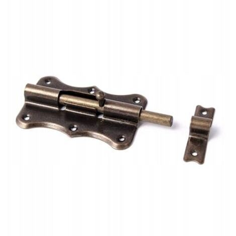 SERRURE DE PORTE PATINE 80mm (1/2)