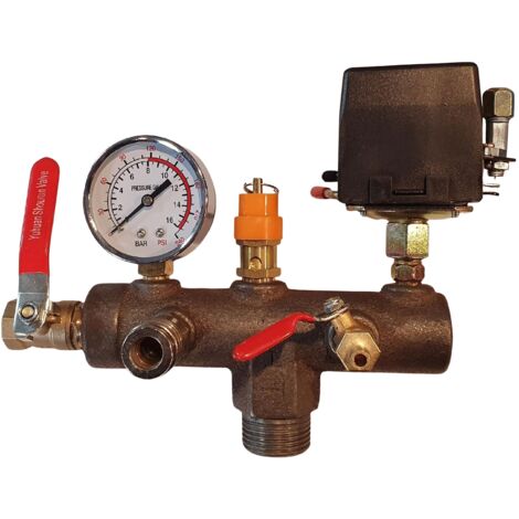 Détendeur, compresseur, interrupteur 100L, 110L, 160L, 200L (1/2)