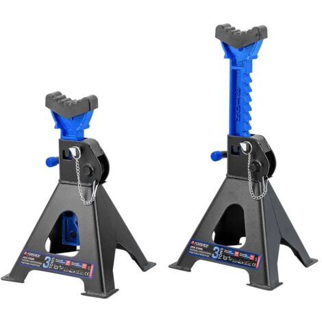 2 chandelles de voiture 3 t 295 - 415 mm avec verrou Forsage