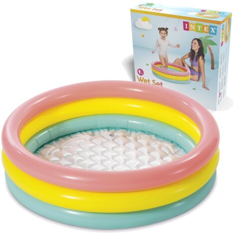Piscine gonflable arc-en-ciel pour jardin 86x25 cm INTEX 58924 (1/5)