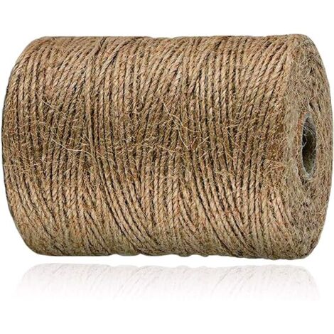 Ficelle de jute décorative pour emballage, corde de 300 m (1/3)