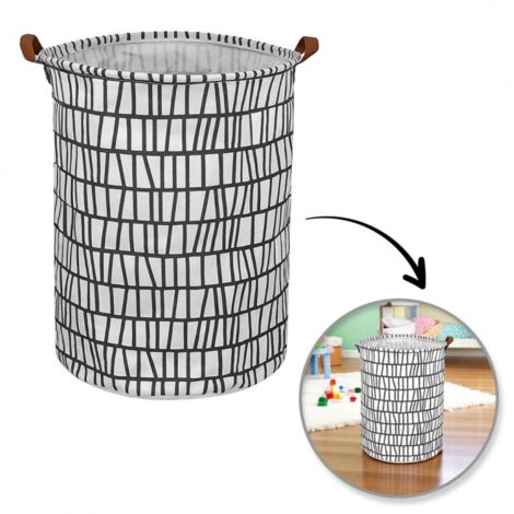 SAC PANIER DE CONTENTION POUR JOUETS OU LINGE 35x45 cm OR2WZ114 (1/5)