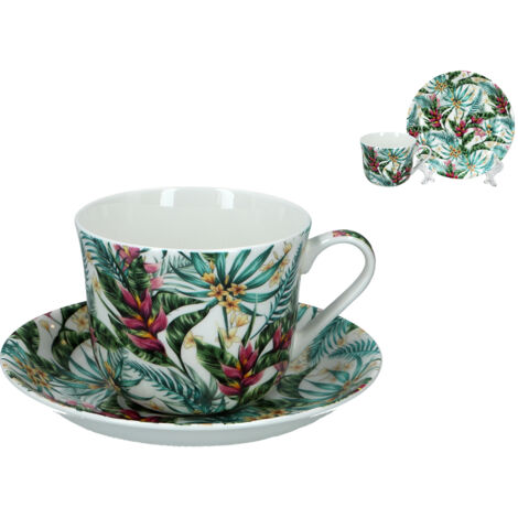 Tasse et soucoupe pour le petit-déjeuner - Botanica (FBCh) (1/3)