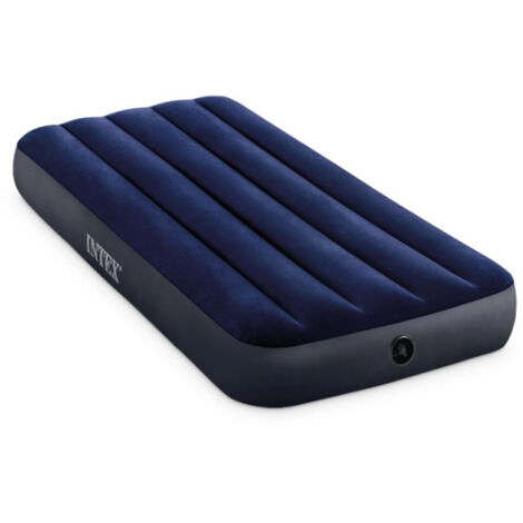 Intex – Matelas gonflable DuraBeam Classic Cot-Size 191 x 76 x 25 cm – Construction Fiber-Tech pour surface stable – Pliable et compact