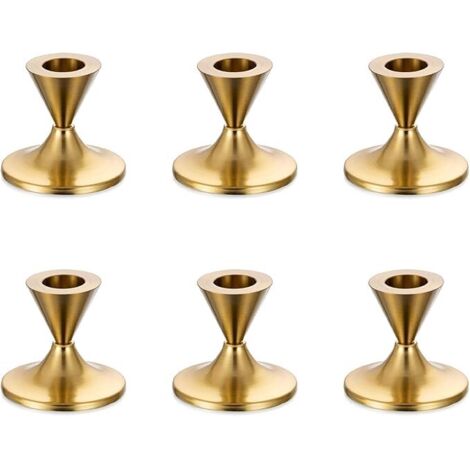 chandeliers décoratifs en métal doré, 6 pièces