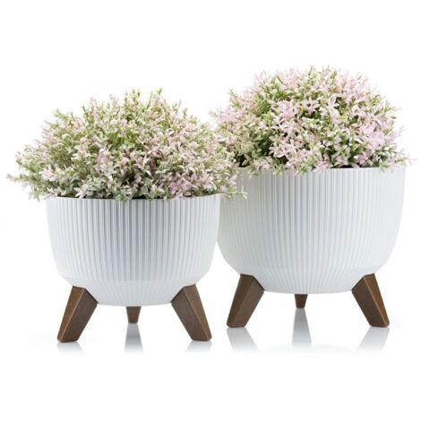 Ensemble de pots de fleurs écologiques Rosa linea (1/5)