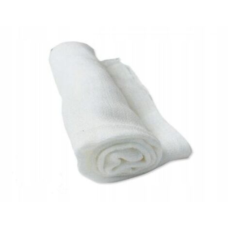 Couche en tissu de coton blanc 60x80 (1/3)