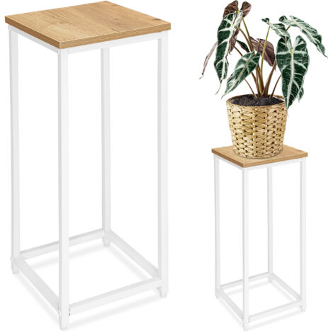 Support à fleurs blanc ARBEN CRAFT 60 cm (1/5)