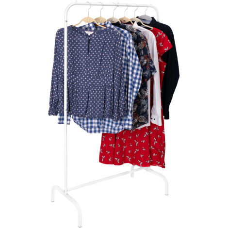 Porte-vêtements sur pied BADIS, blanc (1/5)
