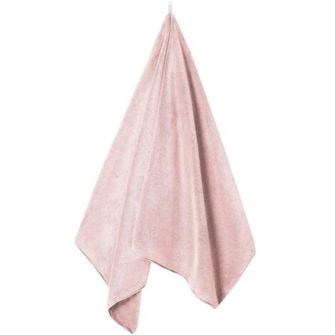 Serviette à séchage rapide 50x90 cm, microfibre rose poudré active 380 g/m² (1/5)