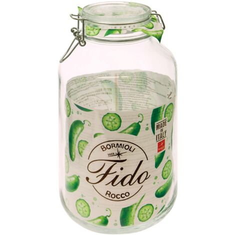 Drahtbügelglas Fido 4000 ml mit Ring Ø90mm