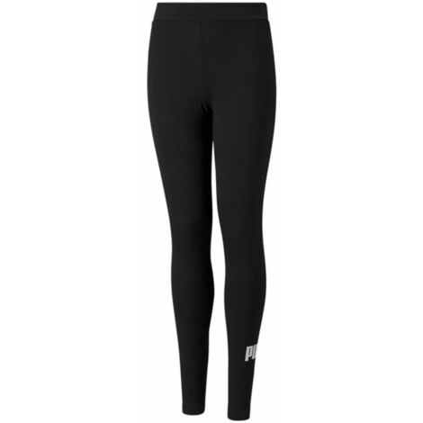 Leggings Puma ESSENTIAL LOGO pour filles, noirs, référence 58703501, taille 152 (1/3)