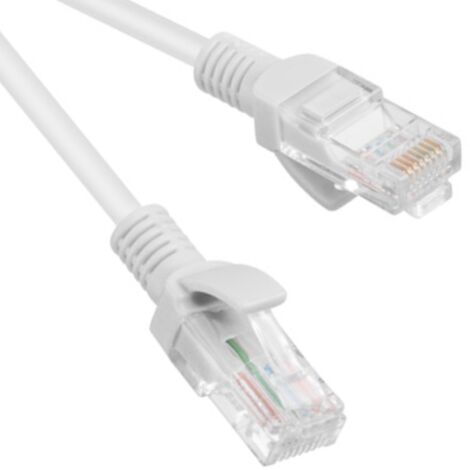 Câble Réseau Rigide UTP 6ème Catégorie Lanberg Blanc (1/5)