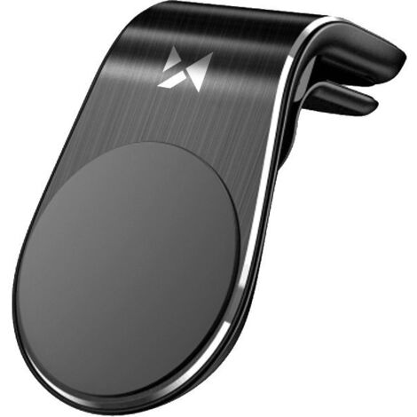 Support de téléphone magnétique pour grille d'aération, noir (1/5)