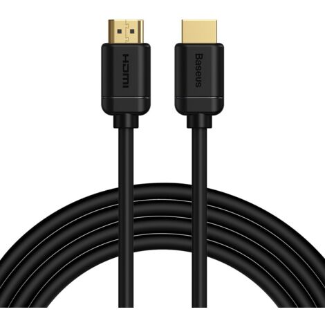 Câble HDMI 2.0 4K 60 Hz 3D HDR 18 Gbit/s 3 m - Noir (1/5)