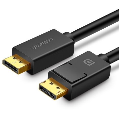 Câble DisplayPort 1.2 4K noir de 2 m (1/5)