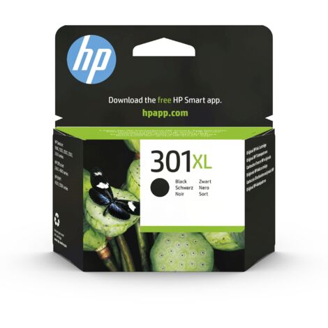 HP Cartouche dencre 301 XL dorigine noir CH563EE (1/5)