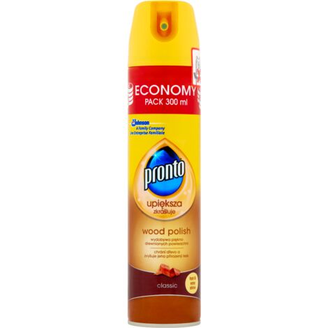 PRONTO Classic - Aérosol pour l'entretien des meubles en bois, 300 ml