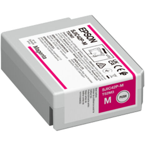 SJIC42P-M Ink cartridge SJIC42P-M Ink cartridge for ColorWorks C4000e Magenta (1/3)