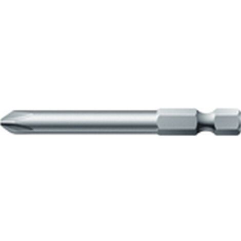 Embout semi-dur, pour vis cruciforme 1/4'' PH, 70 mm de long, Dimensions : PH 1