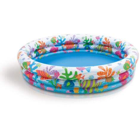 Piscine gonflable colorée pour enfants, motif 132 x 28 cm (1/5)