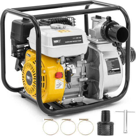 MSW – Pompe à eau thermique 7 ch – Débit max 60 m³/h – Hauteur de levage 28 m – Moteur 170F pour chantiers humides (1/5)