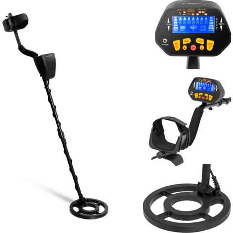 Steinberg Systems – Détecteur de métaux étanche 121 cm – Détection jusqu'à 1,2 m – Panneau LCD – Alimentation 2x 9V – Léger et réglable