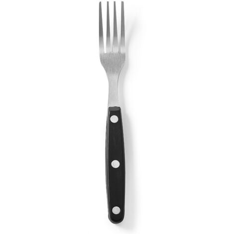 Lot de 6 fourchettes à steak en acier inoxydable - Hendi 781432