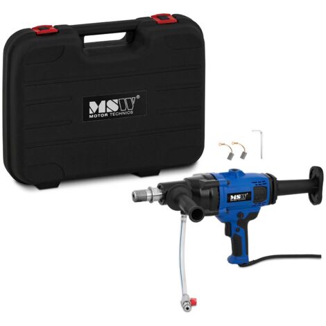 MSW – Carotteuse diamant 2000 W – Vitesse 1950 tr/min – Pour béton, brique et asphalte – Profondeur de perçage 700 mm