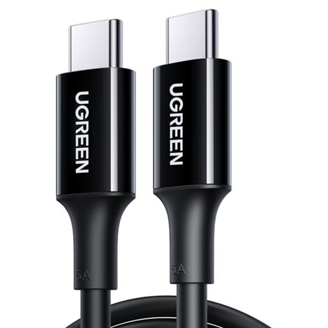Câble USB-C vers USB-C 480 Mbit/s 5 A 2 m noir (1/5)