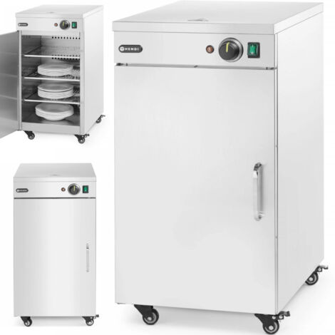 Chauffe-assiettes simple pour 72 pièces, diamètre 24 cm, 400 W