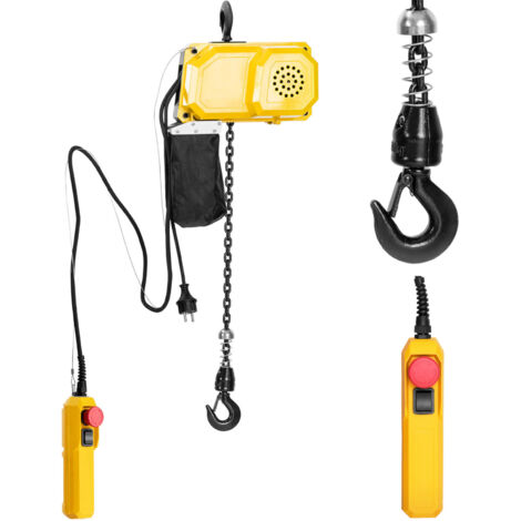Steinberg Systems – Palan électrique à chaîne 300 kg – Moteur 430 W – Télécommande câblée – Protection IP54 pour usage intensif en entrepôt