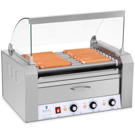 Grill à saucisses - Royal Catering - Nombre de saucisses max. : 20 - Puissance: 2 200 Watts