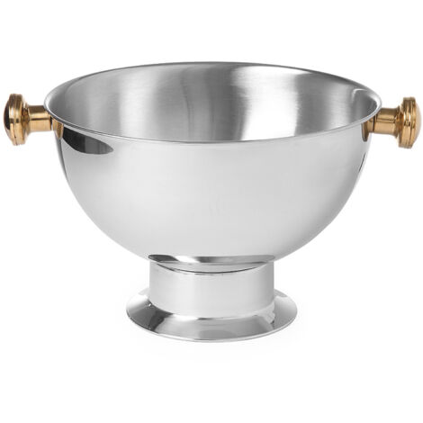 Bol ou vase en acier pour champagne ou punch 13,5 L - Hendi 471500