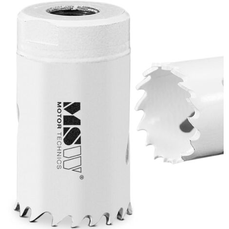Foret scie cloche bimétallique pour métal, bois, plastique, diamètre 29 mm (1/4)