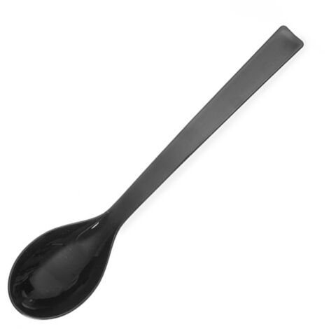 Cuillère à salade en plastique SAN jusqu'à 80 °C, noire, longueur 335 mm - Hendi 564455 (1/3)