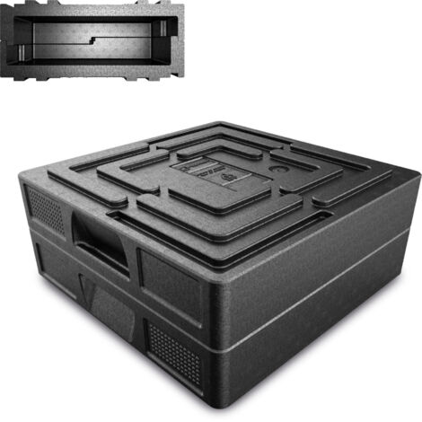 Conteneur isotherme pour aliments 9L – Polypropylène – Dimensions 35 x 35 x 8 cm – Empilable et lavable au lave-vaisselle