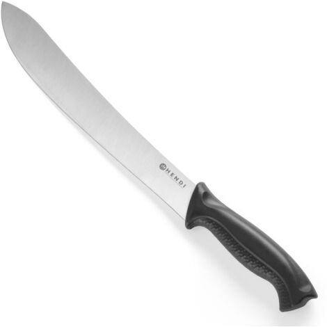 Couteau de boucher standard HACCP pour viande, longueur 380 mm - Hendi 844410