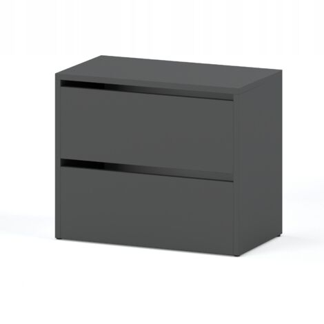 Meuble à chaussures moderne, finition grise, largeur 60 cm  MOBILIER D'ENTRÉE (1/5)