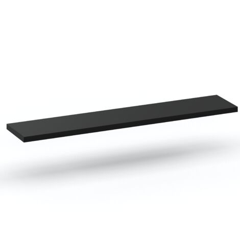 ÉTAGÈRE SUSPENDUE NOIRE 80 CM (1/5)