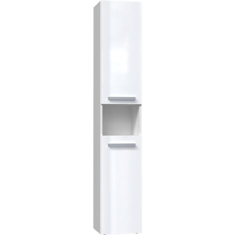 Colonne de salle de bain Nel I BLANC BRILLANT