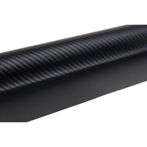 Feuille de carbone 3D noire 30 cm x 150 cm amio-02598 (1/2)