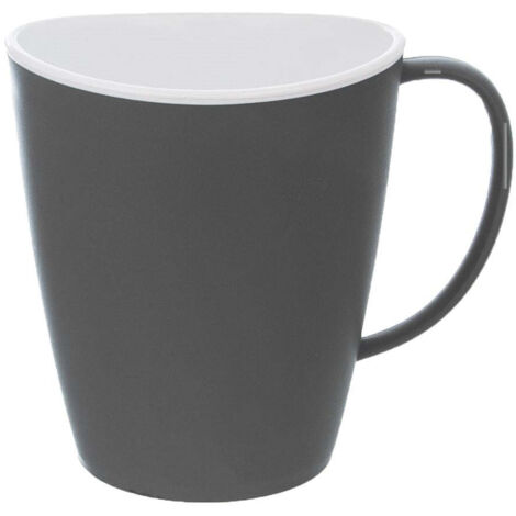 Mug touristique en plastique pour café, thé, camping, léger, 380 ml (1/3)