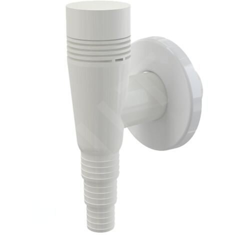 Siphon coudé pour machine à laver avec aération, blanc DN32 (1/2)