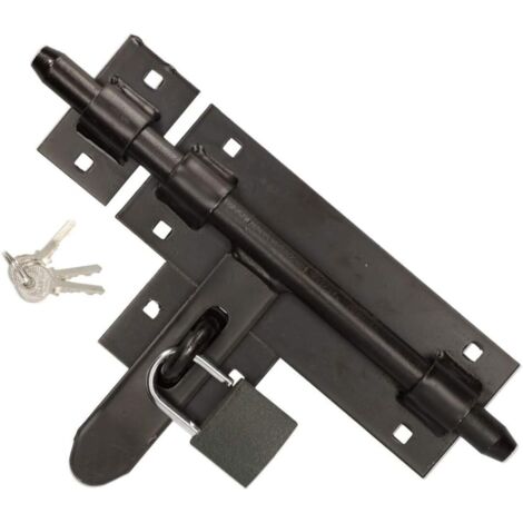 KOTARBAU Verrou de porte 270 mm avec cadenas à gauche/droite