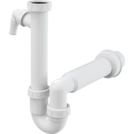 Demi-siphon pour évier avec écrou 6/4 (1/3)