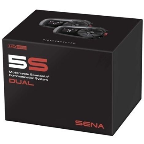 Interphone Bluetooth SENA 5S pour moteur, écran LCD 5 pouces HD, portée 700 m, sans radio - 1 unité (1/5)